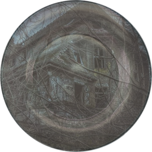 abandoned house plate